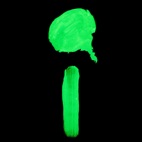 a brightest glow in the dark paint layer