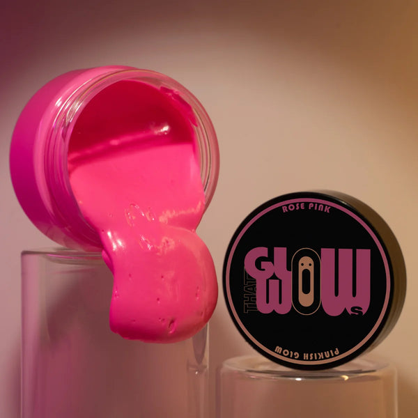 Pouring UV-reactive Rose Pink acrylic glow paint—smooth, non-toxic formula ideal for polymer clay, metal art, and fabric projects with vivid after-dark pink glow.