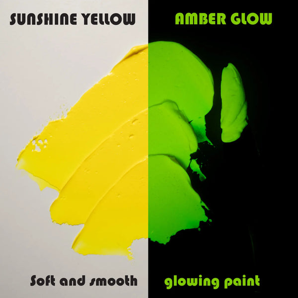 Sunshine Yellow Glow In The Dark Paint – Amber Glow