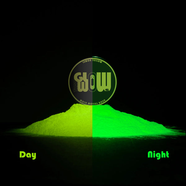 Lemon Yellow- Neon Yellow Glow In The Dark Pigment