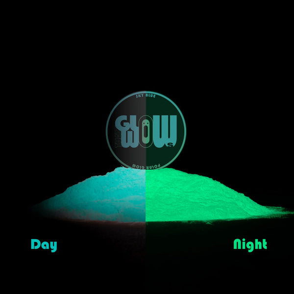 Sky Blue - Polar Glow In The Dark Pigment
