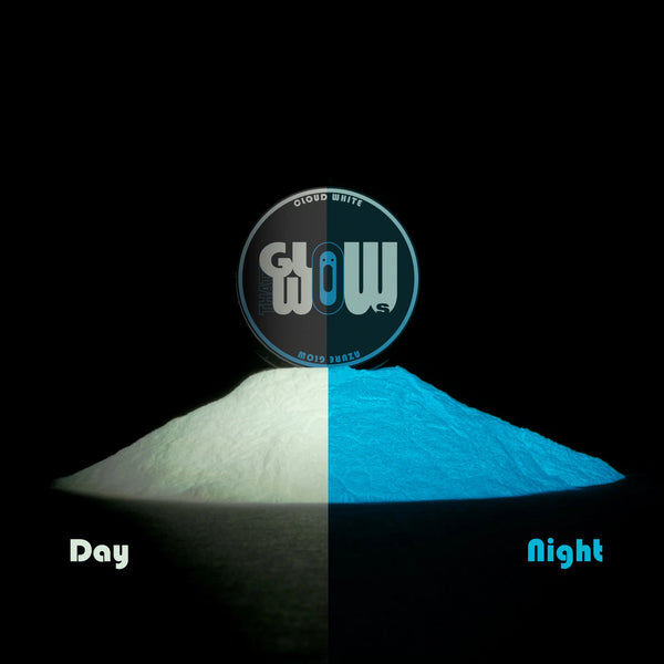 Cloud White - Azure Glow In The Dark Pigment