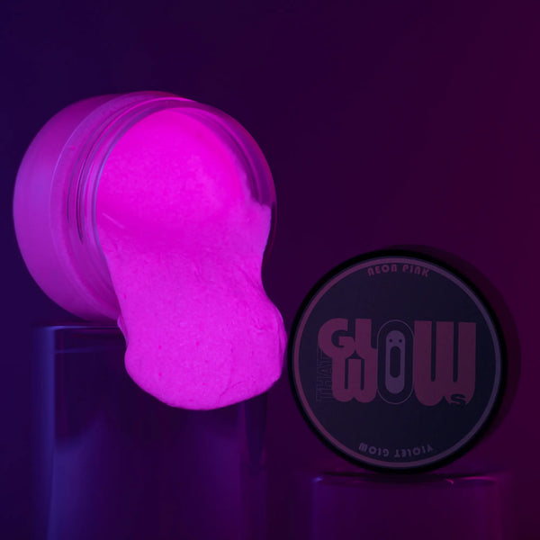 Neon Pink Glow In The Dark Paint – Violet Glow