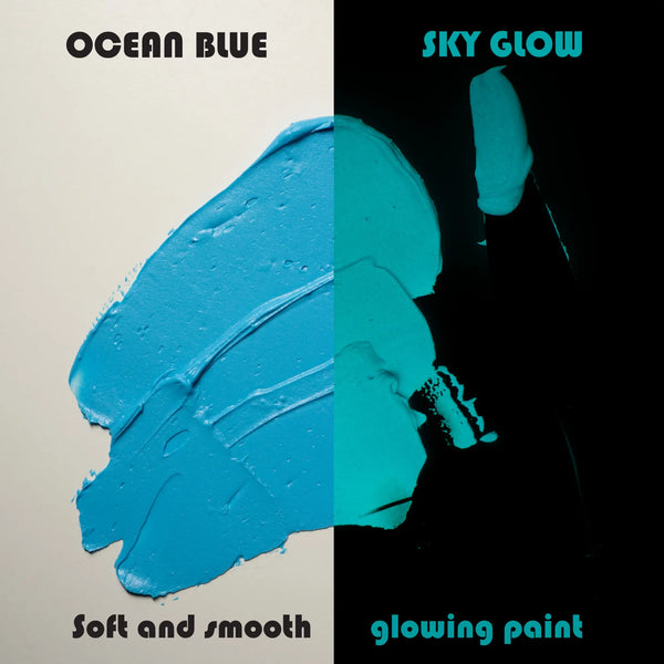 Ocean Blue Glow In The Dark Paint – Sky Glow