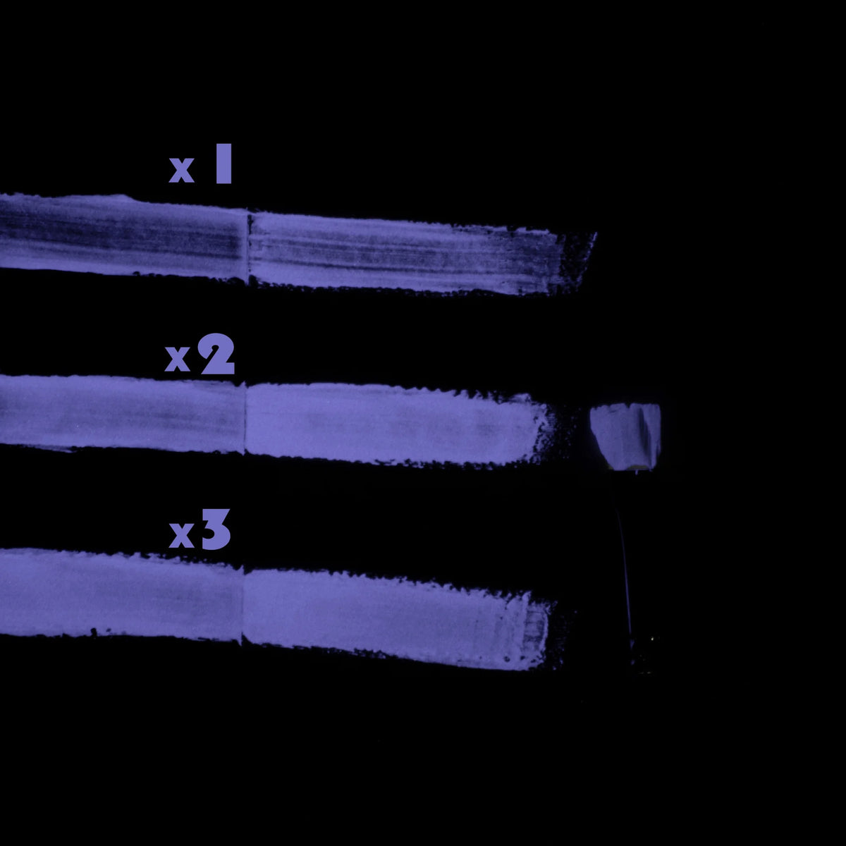 White Mystery Glow In The Dark Paint – Purple Glow