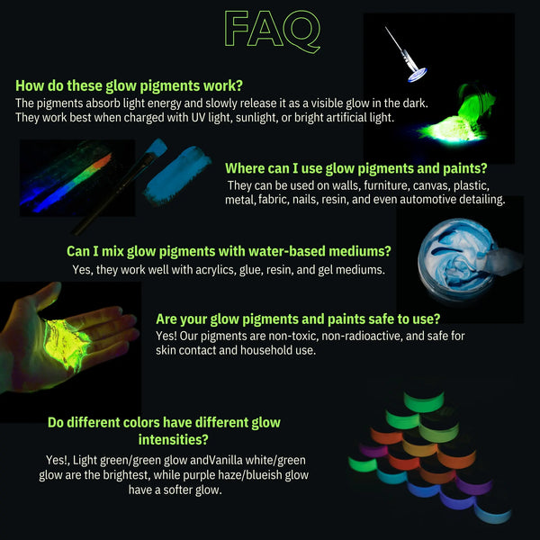 Purple Haze Glow In The Dark Paint – Blueish Glow