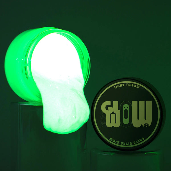 Glow In The Dark Acrylic Paint - Light Yellow to Green