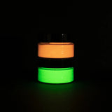 Outdoor for mural UV acrylic paint in neon pink and green with water-resistant, long-lasting glow performance—perfect for garden accents and wall art