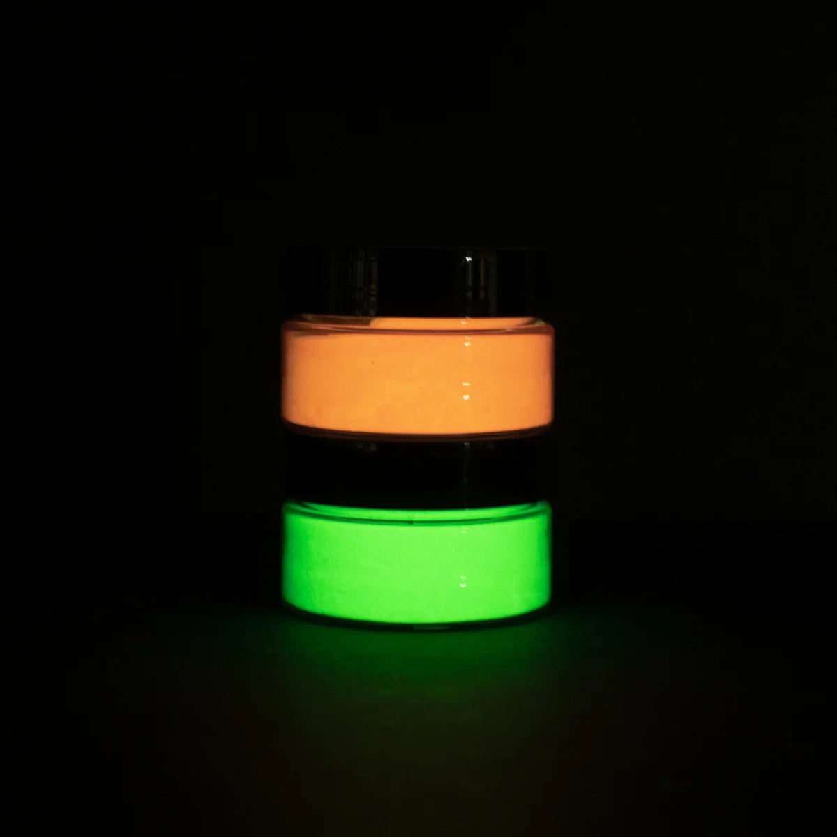 Outdoor for mural UV acrylic paint in neon pink and green with water-resistant, long-lasting glow performance—perfect for garden accents and wall art