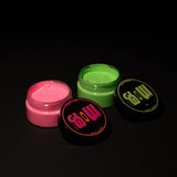 Premium neon phosphorescent acrylic paint kit delivering the brightest, long-lasting glow with industrial-grade strontium aluminate—perfect for mural, canvas, and resin projects